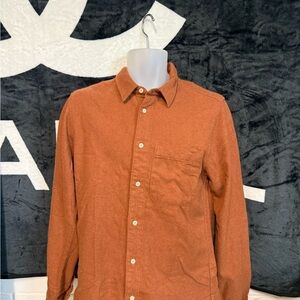 Madewell Terracotta Button-Up Shirt